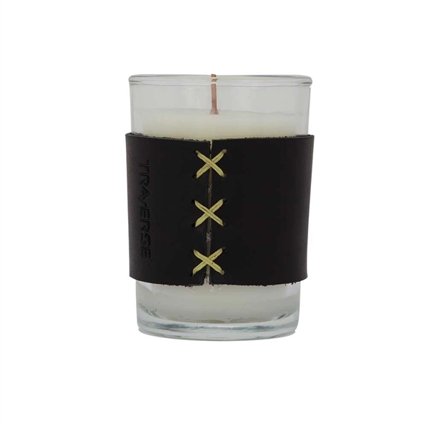 HARPER 8oz. Candle with Leather Sleeve - Image 8