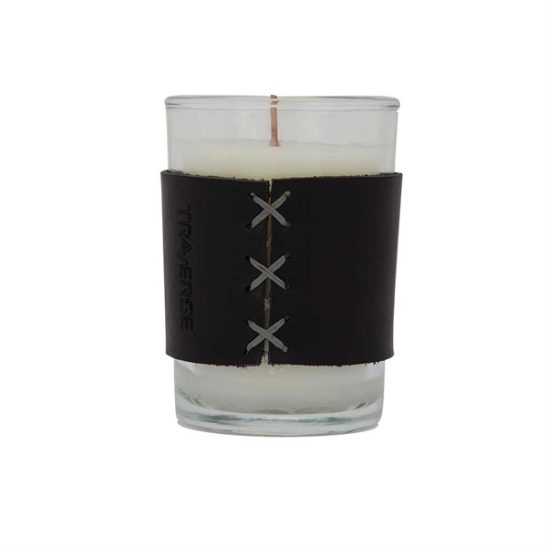 HARPER 8oz. Candle with Leather Sleeve - Image 11