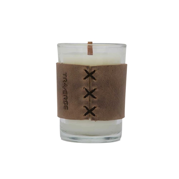 HARPER 8oz. Candle with Leather Sleeve - Image 14