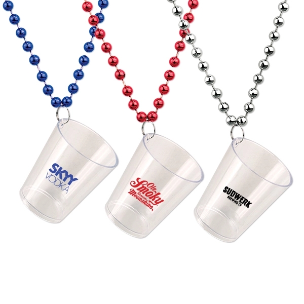 Shot Glass Bead Necklace - Image 1