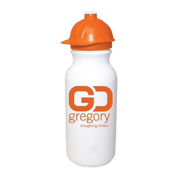20 oz. Value Cycle Bottle w/ Safety Helmet Push 'n Pull Cap - Image 2