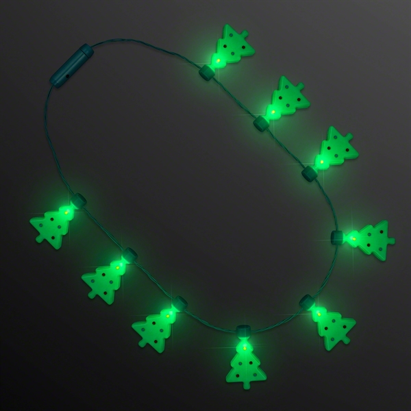 Christmas Tree LED String Lights Necklace - Image 2