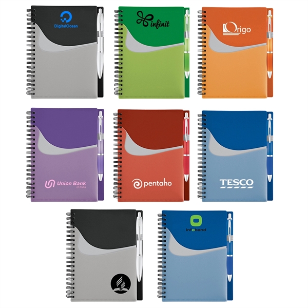New Wave Pocket Buddy Notebook Set - Image 1