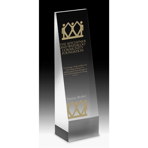2" Thick Obelisk Acrylic Award