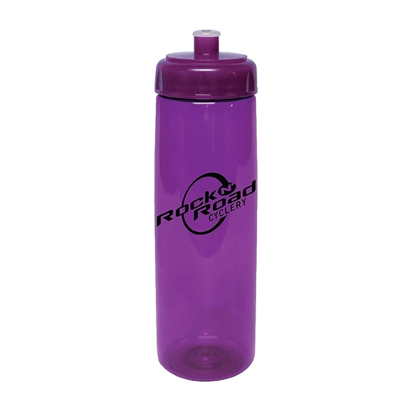 30 oz. Poly-Saver PET Bottle with Push 'n Pull Cap - Image 4