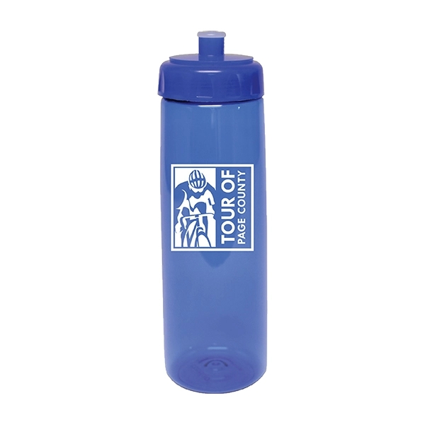 30 oz. Poly-Saver PET Bottle with Push 'n Pull Cap - Image 6