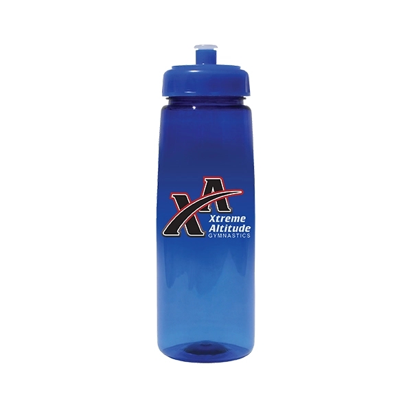 30 oz. Poly-Saver PET Bottle with Push 'n Pull Cap, Full Col - Image 4