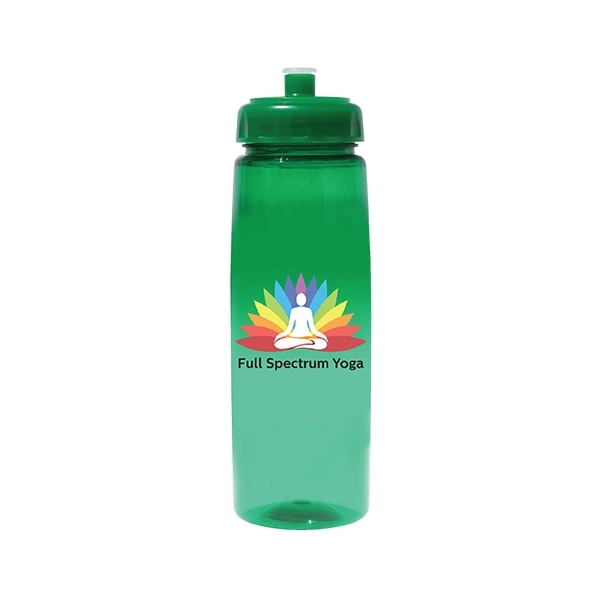 30 oz. Poly-Saver PET Bottle with Push 'n Pull Cap, Full Col - Image 7