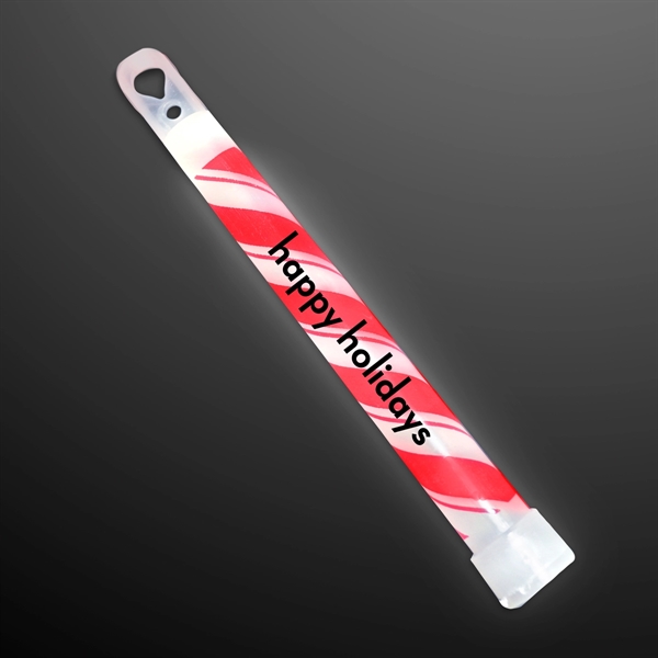 6 inch Candy Cane Glow Sticks - Image 2