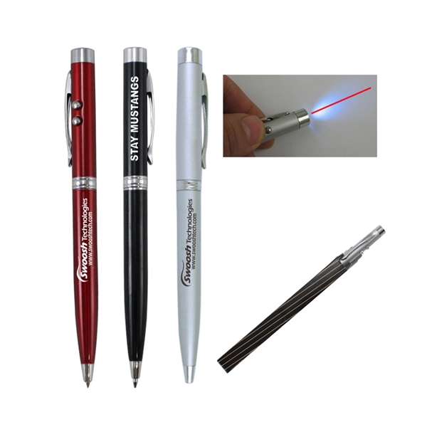 Metal Pen with LED light 5-7 working days - Image 1
