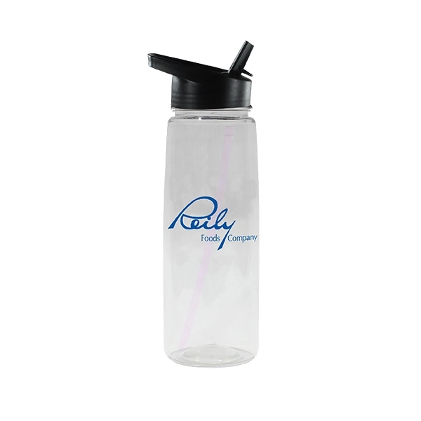 30 oz. Poly-Saver PET Bottle with Straw Cap - Image 2