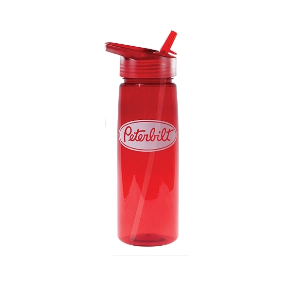 30 oz. Poly-Saver PET Bottle with Straw Cap - Image 6
