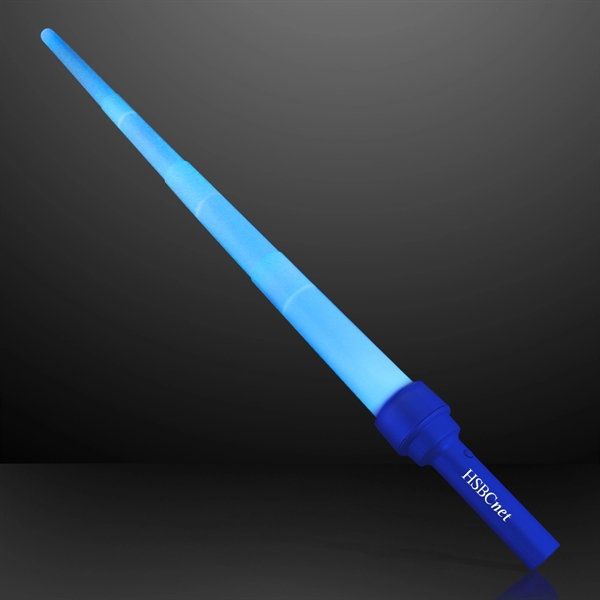 Blue LED Expandable Flashing Sword - Image 1