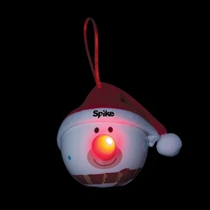 Snowman LED Ornament with Hat