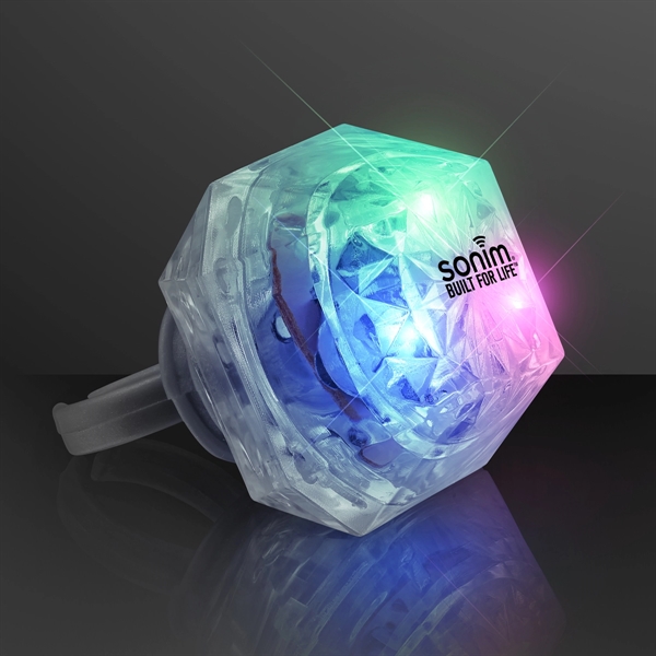 LED Multicolor Deluxe Gem Rings - Image 1