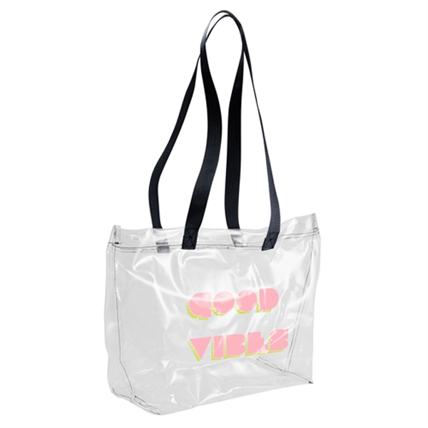 Clear Vinyl Tote - Image 1