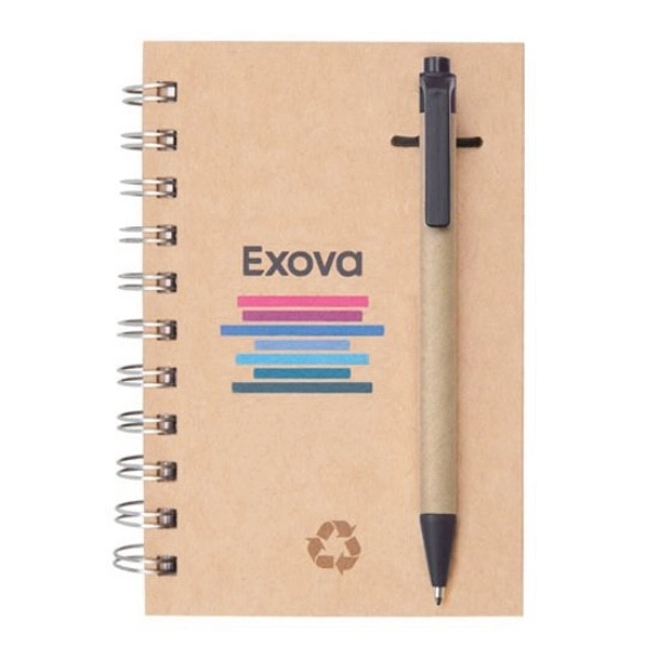 Recycled Notebook/Pen Combo - 4"x6" - Image 7