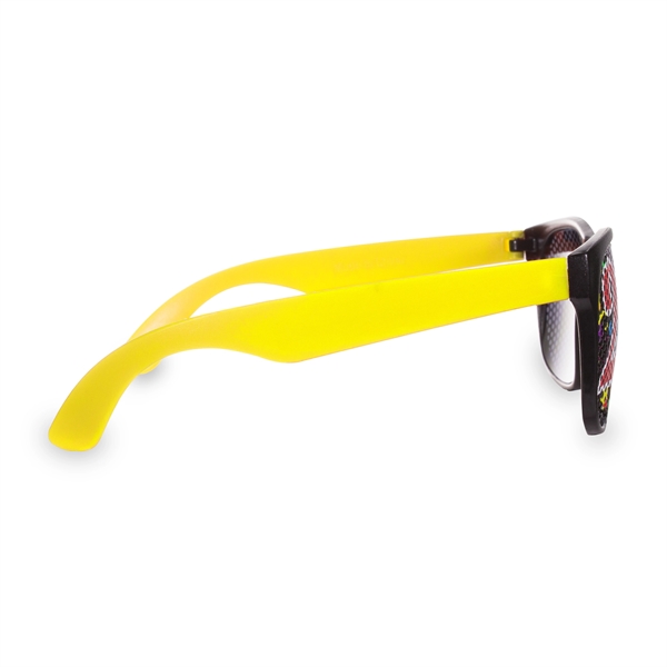 2020 Neon Yellow Billboard Sunglasses - Image 2