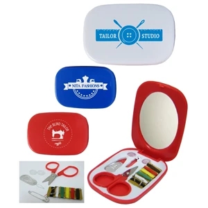 Union Printed, Sewing Kit With Mirror