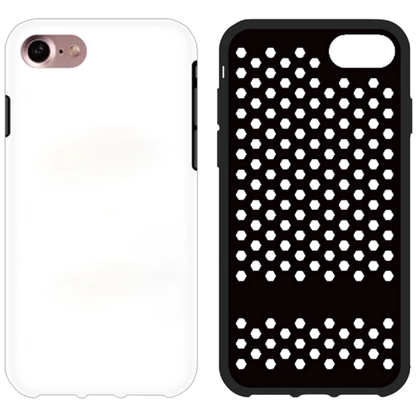 Double Layer Hard Plastic and Silicone Gel Phone Case - Image 3
