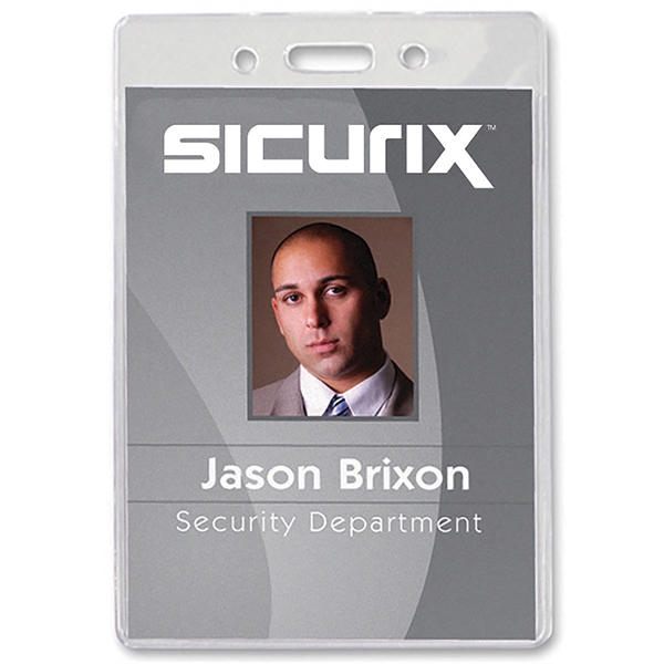 Clear ID Badge Holder - Image 1