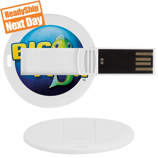 Round Laguna USB Flash Drive - Image 1