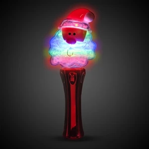 LED Santa Spinner Wand - 7 1/2"
