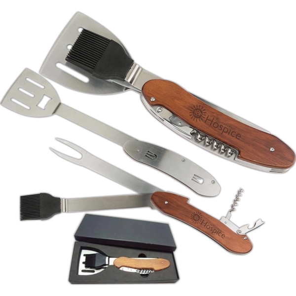 Rosewood 5-in-1 BBQ Tool - Image 1