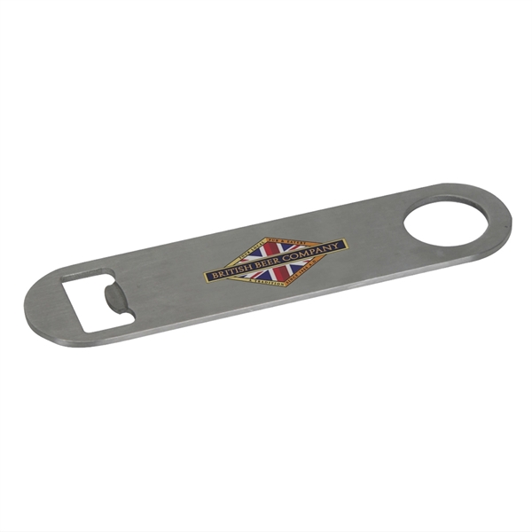 Paddle Style Stainless Steel Bottle Opener - Image 2