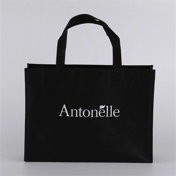 Non-Woven Grocery Tote Bag (13 3/4" W x 11 3/4" H x 4" D) - Image 4
