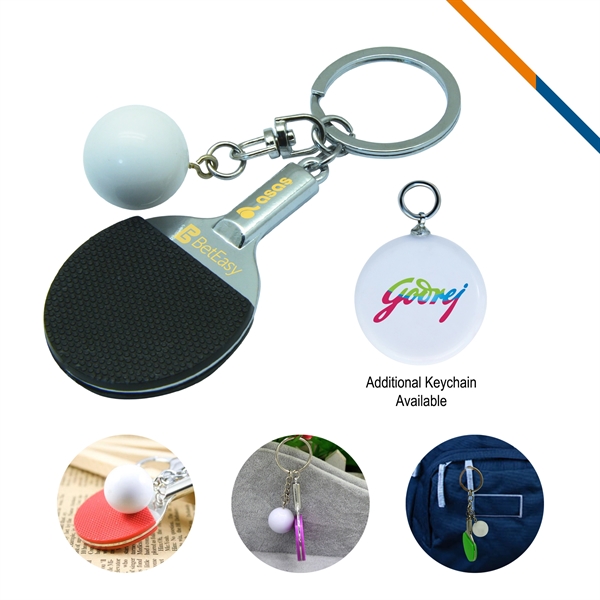 Table Tennis Keychain - Image 2
