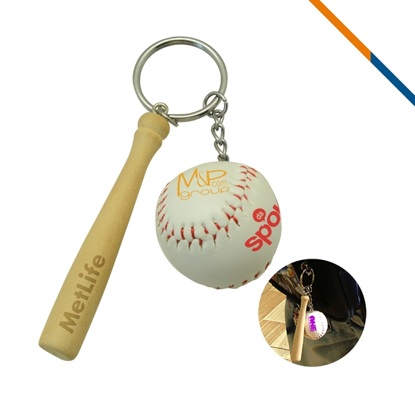 Baseball Bar Keychain - Image 3