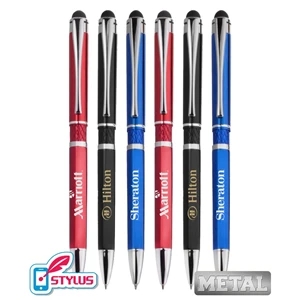 Rhinestone Metal Stylus Click Pen