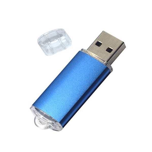 Metal USB Drive with Clear Cap - Image 2