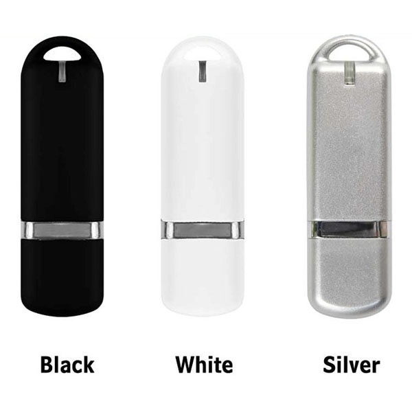 Plastic rectangular USB drive - Image 1