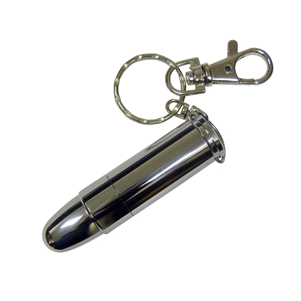Bullet USB Flash Drive w/ Key Chain - Image 2