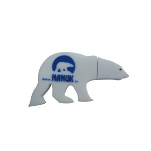Custom Polar Bear USB Flash Drive