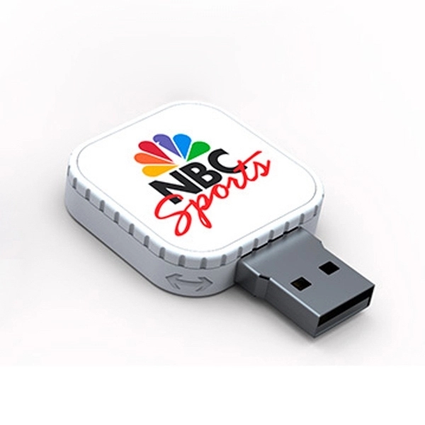 Epoxy Dome Twist USB Drive - Image 2
