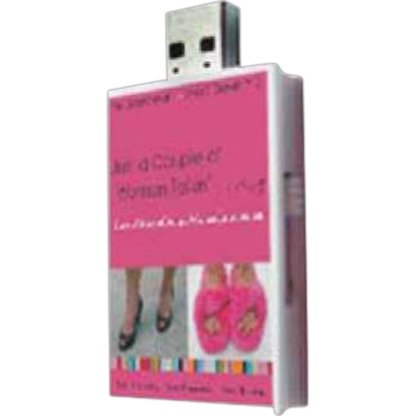 Book Slide Out USB Flash Drive - Image 1