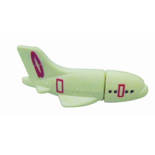 Custom Rubber Airplane USB Drive - Image 2