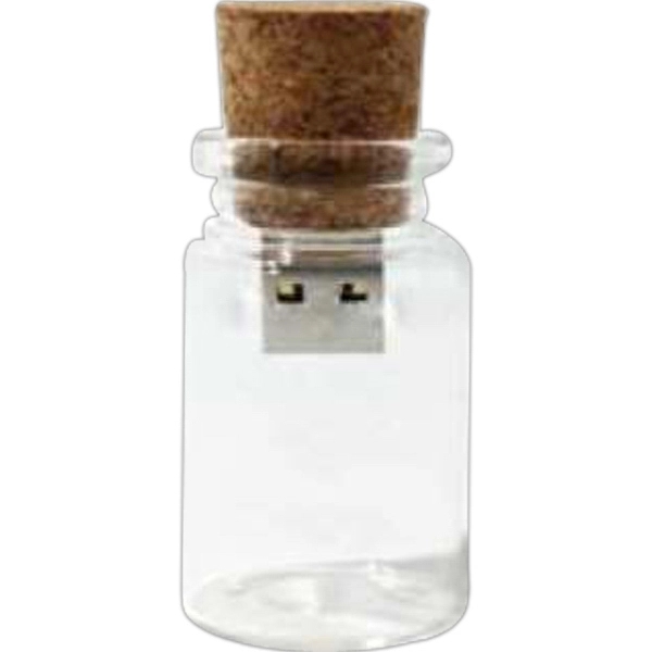 Cork Top Message in a Bottle USB Drive