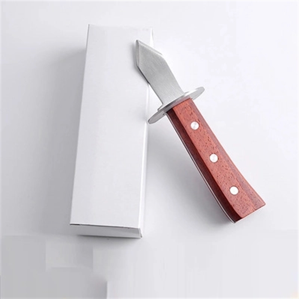 Oyster Knife with wooden handle - Image 1