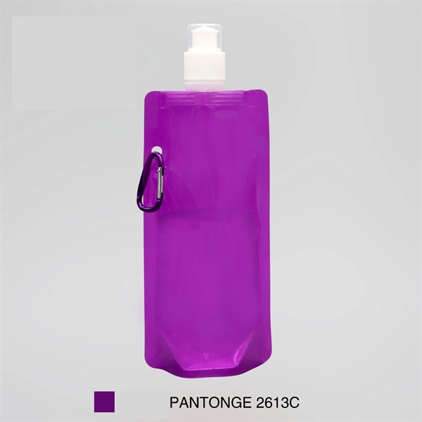 16 Oz. BPA-Free Foldable and Reusable Water Bottle ( 480ML ) - Image 8