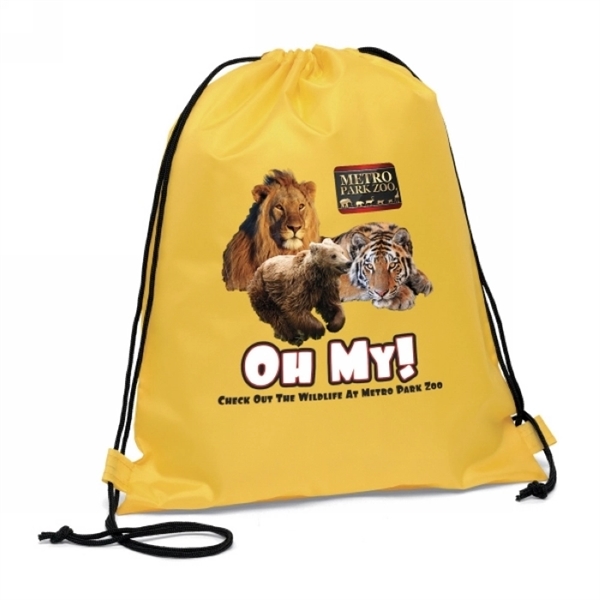 Wholesale 210D Polyester Polyester Drawstring Backpack - Image 1