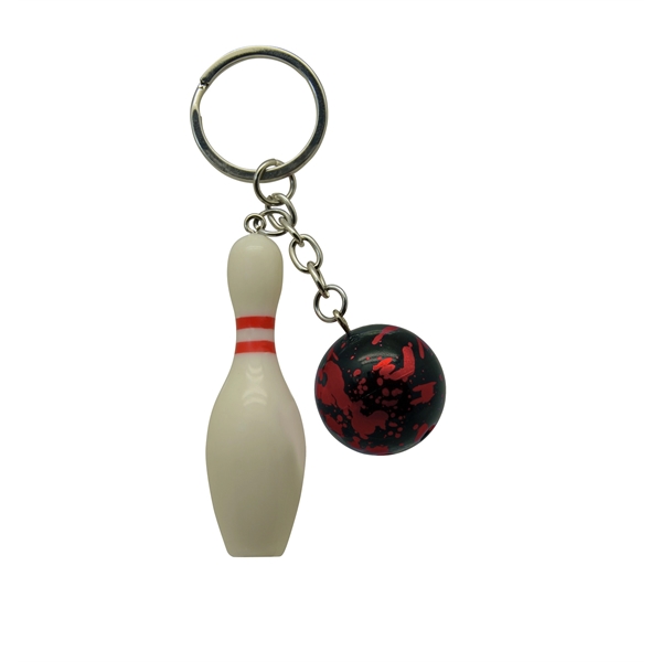 Bowling Keychain Red - Image 6
