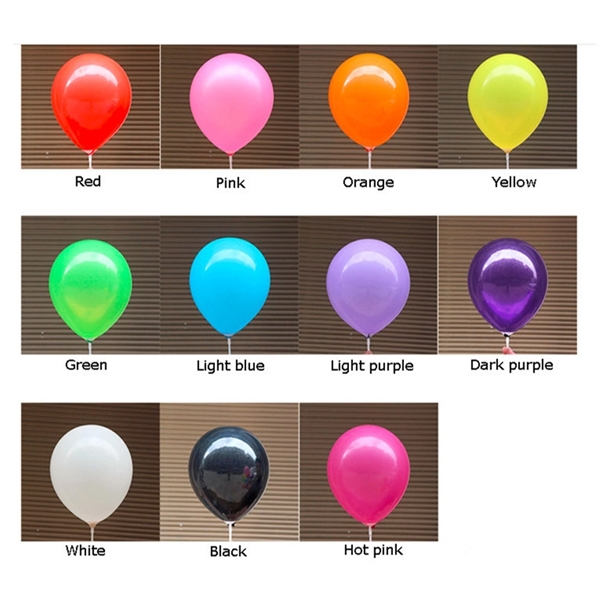 12" Custom Advertising Balloons-3.2g - Image 1