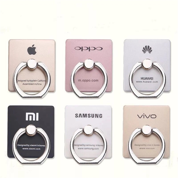 Metal Adhesive Cell Phone Ring Grip holder and Stand - Image 1