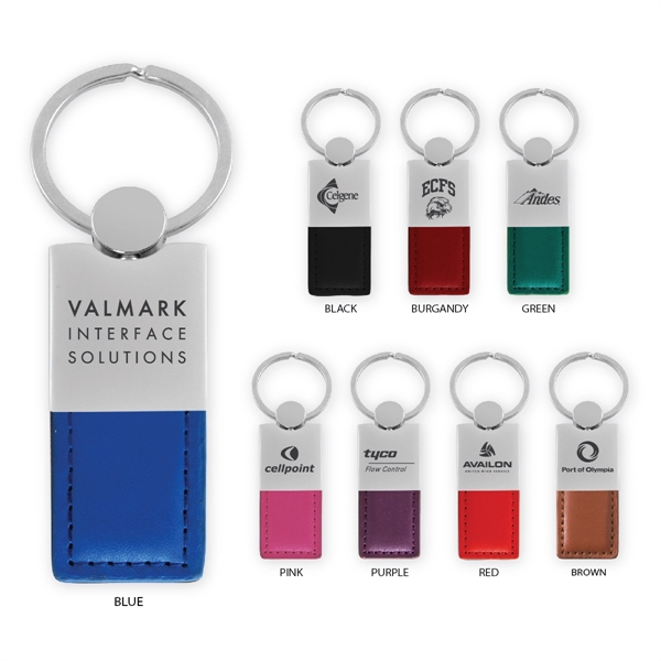 Duo Leather Keytag - Image 1