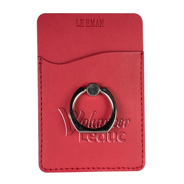Tuscany™ Card Holder with Metal Ring Phone Stand - Image 14