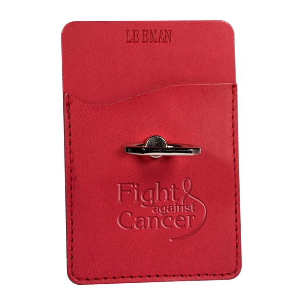 Tuscany™ Card Holder with Metal Ring Phone Stand - Image 15